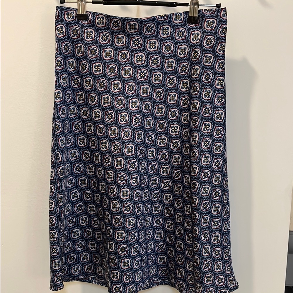Blue Patterned Women's Skirt